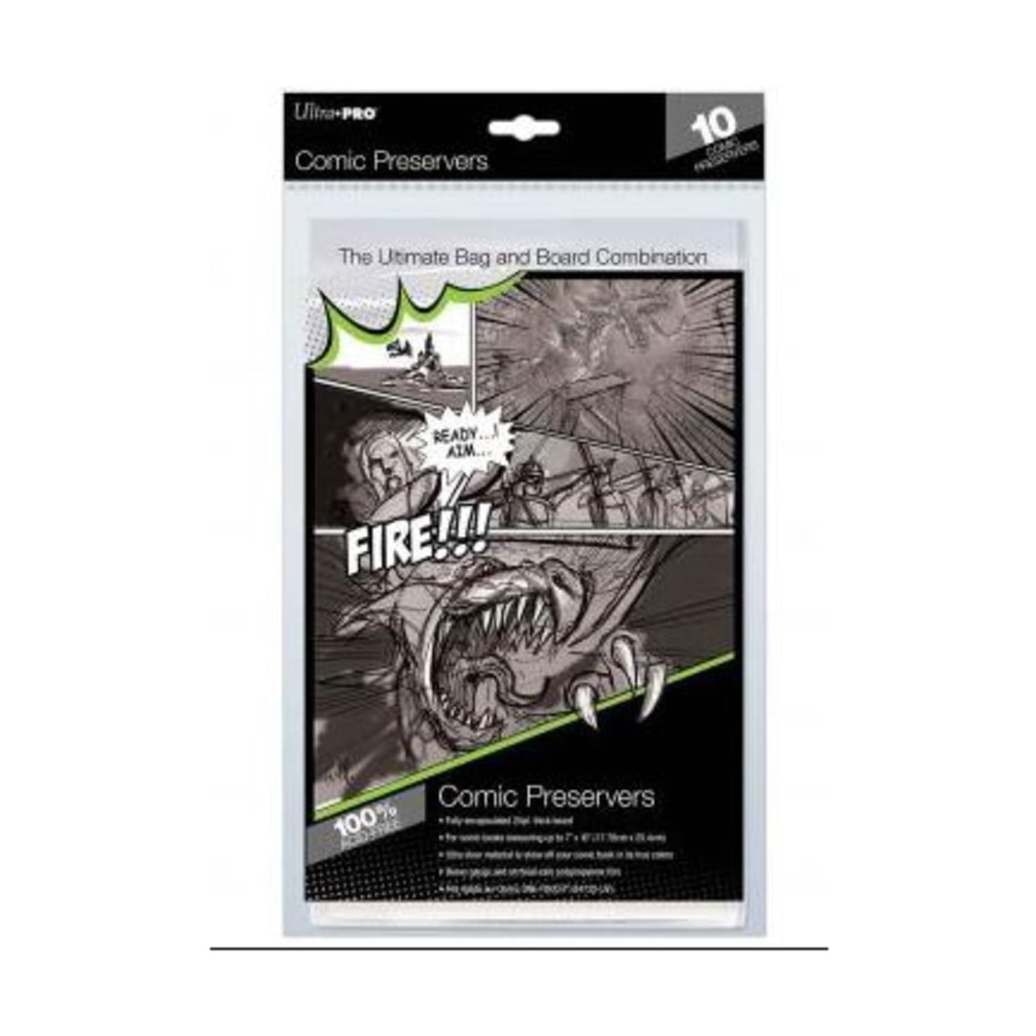 Gaming Generic Comic Preserver 10 PackComic Preserver 10 Pack, Multi, One Size
