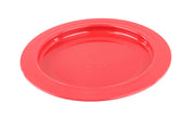 Inner lip plate, plastic, red 9"