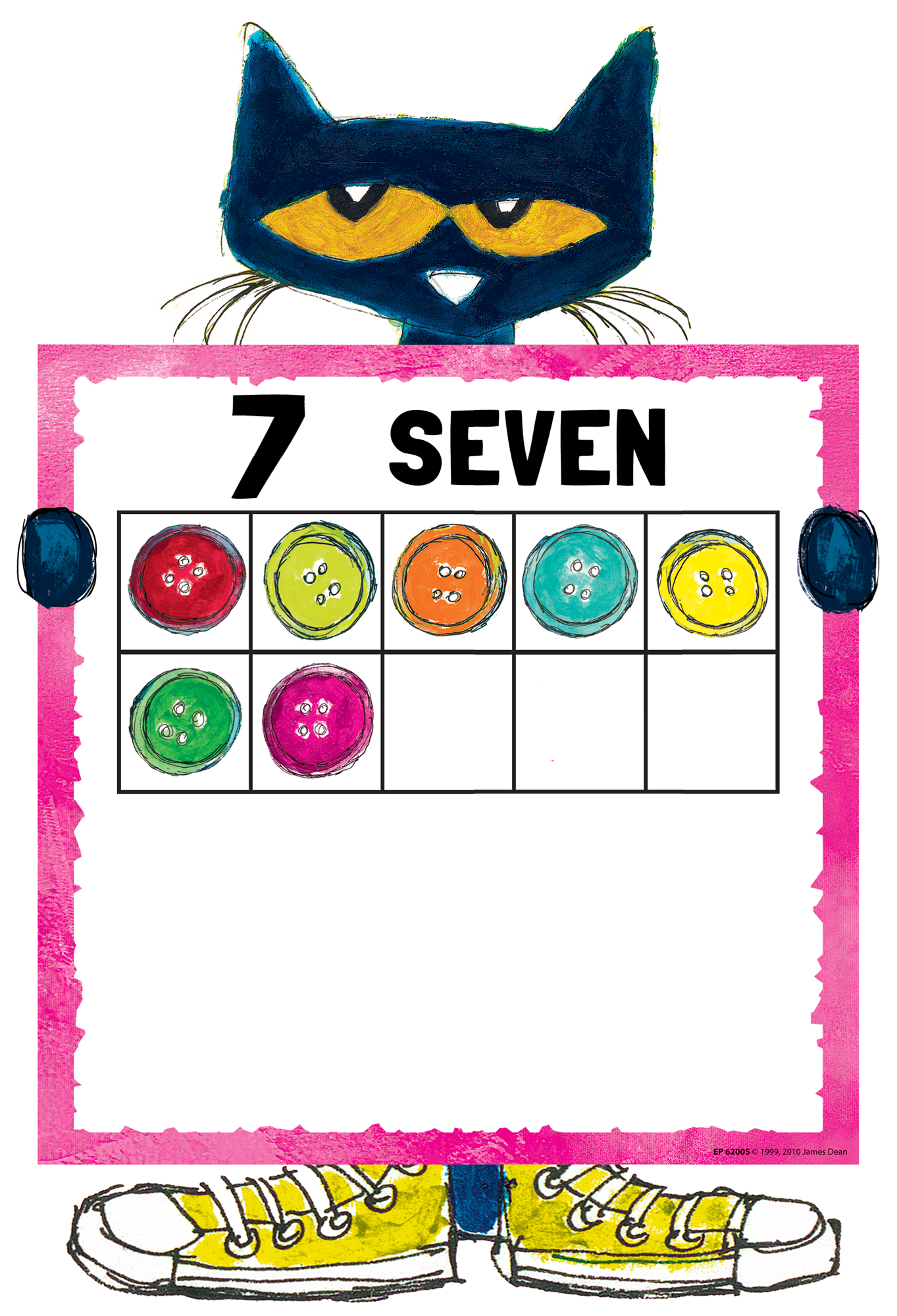 Pete the Cat® Numbers 0–20 Bulletin Board