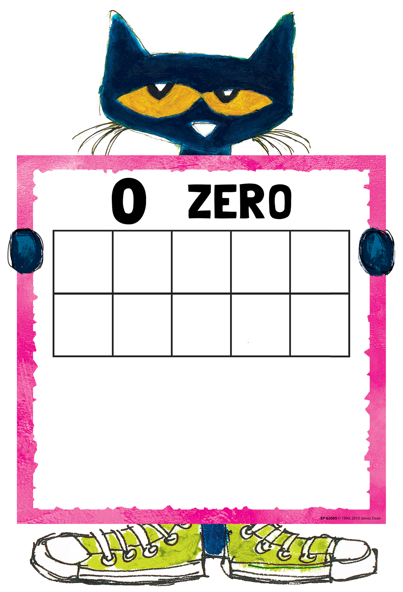 Pete the Cat® Numbers 0–20 Bulletin Board