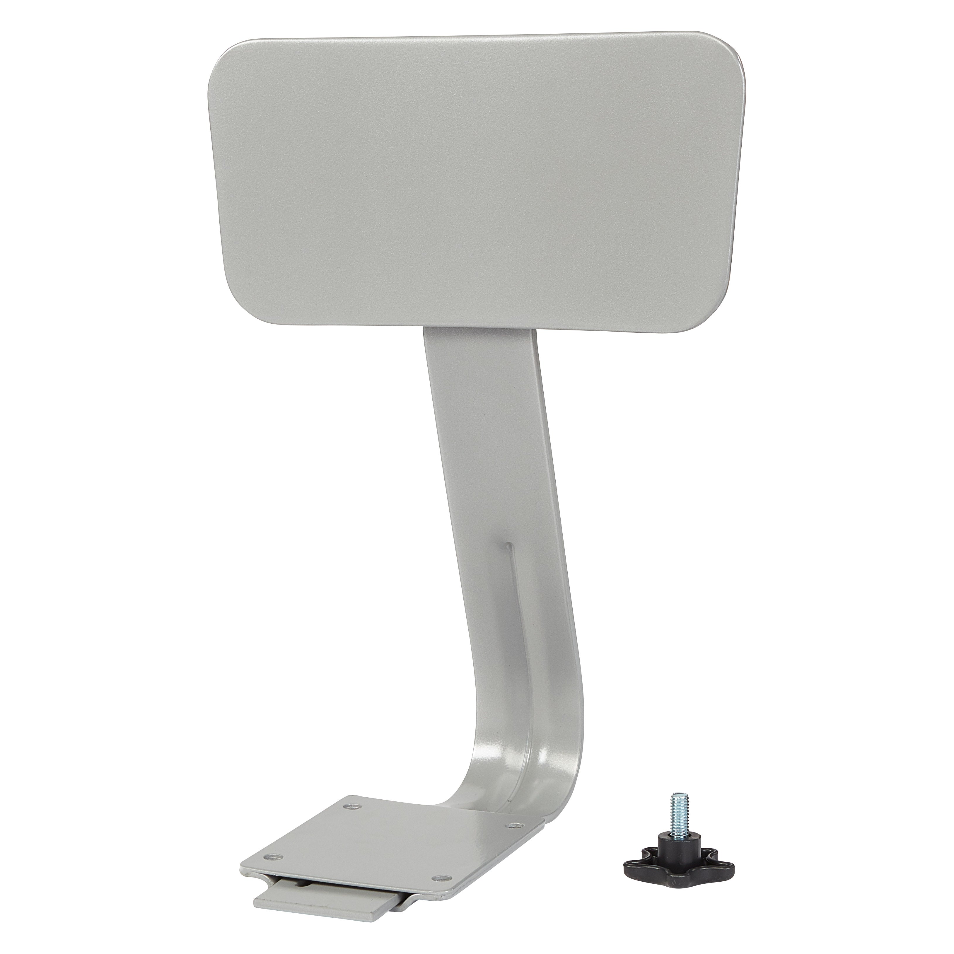 NPS® Steel Backrest for 6200 & 6300 Series Stools, Surface Color: Grey, Frame Color: Grey