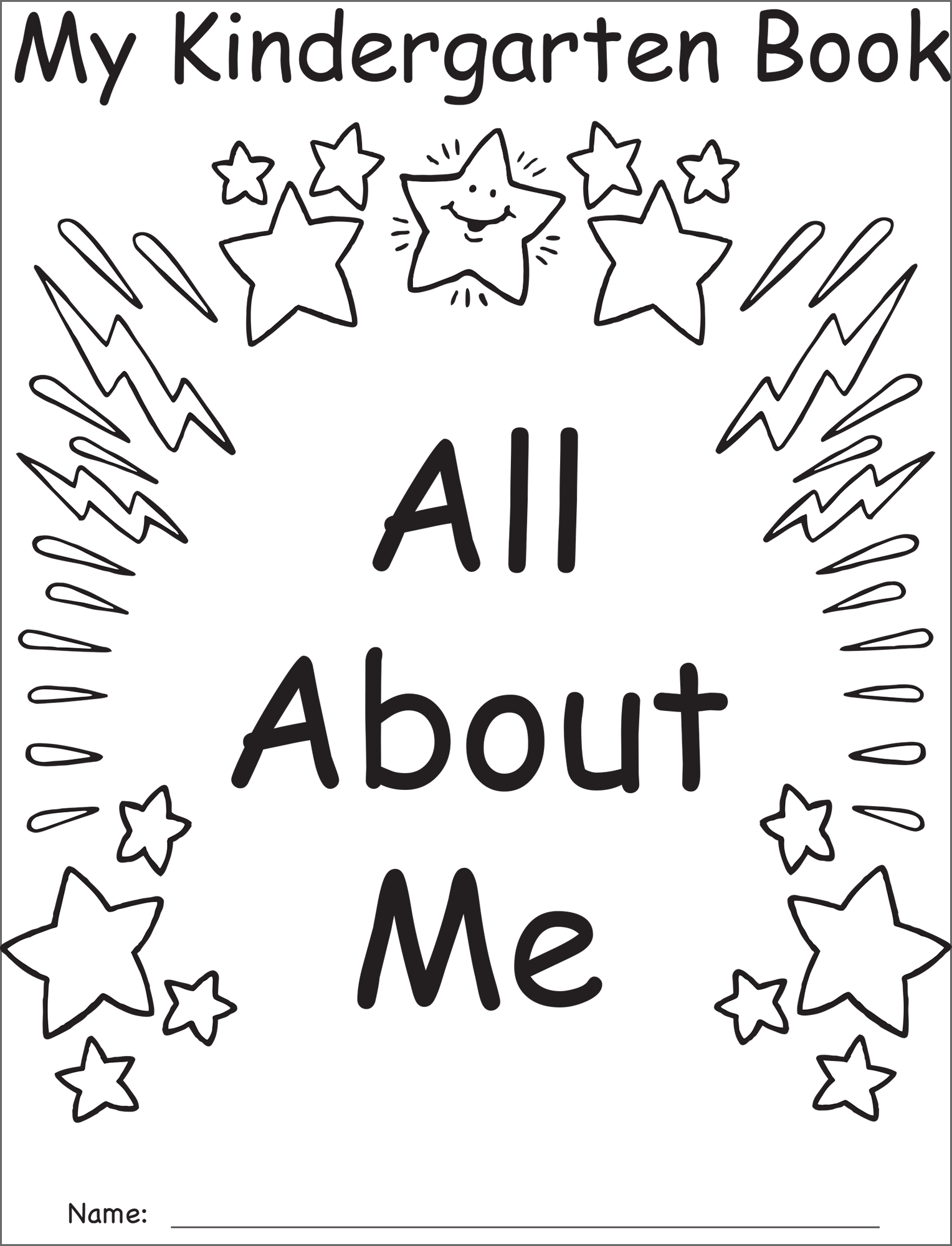 My Own Books™: My Kindergarten Book All About Me