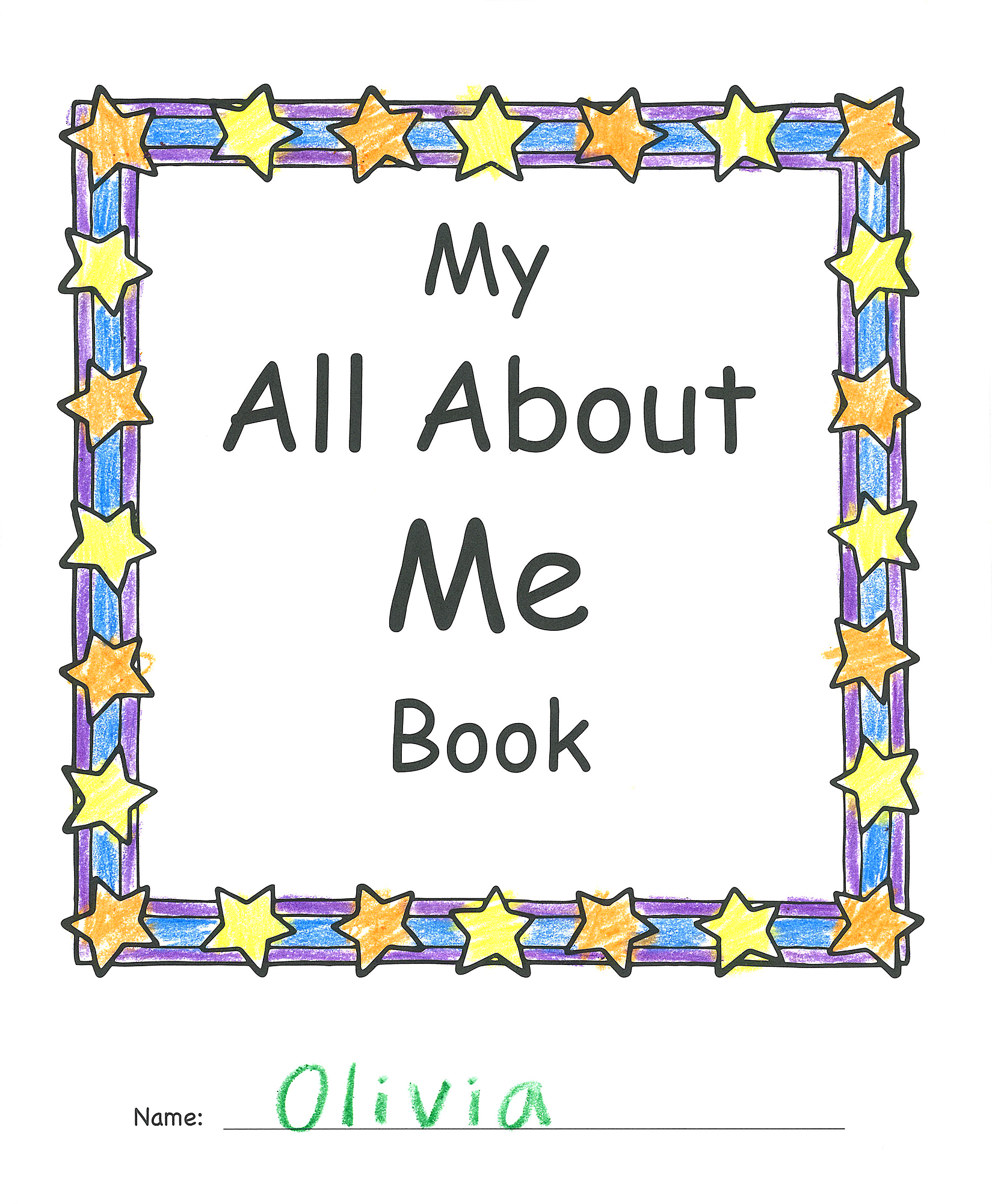 My Own Books™: My All About Me Book Grades 1–2
