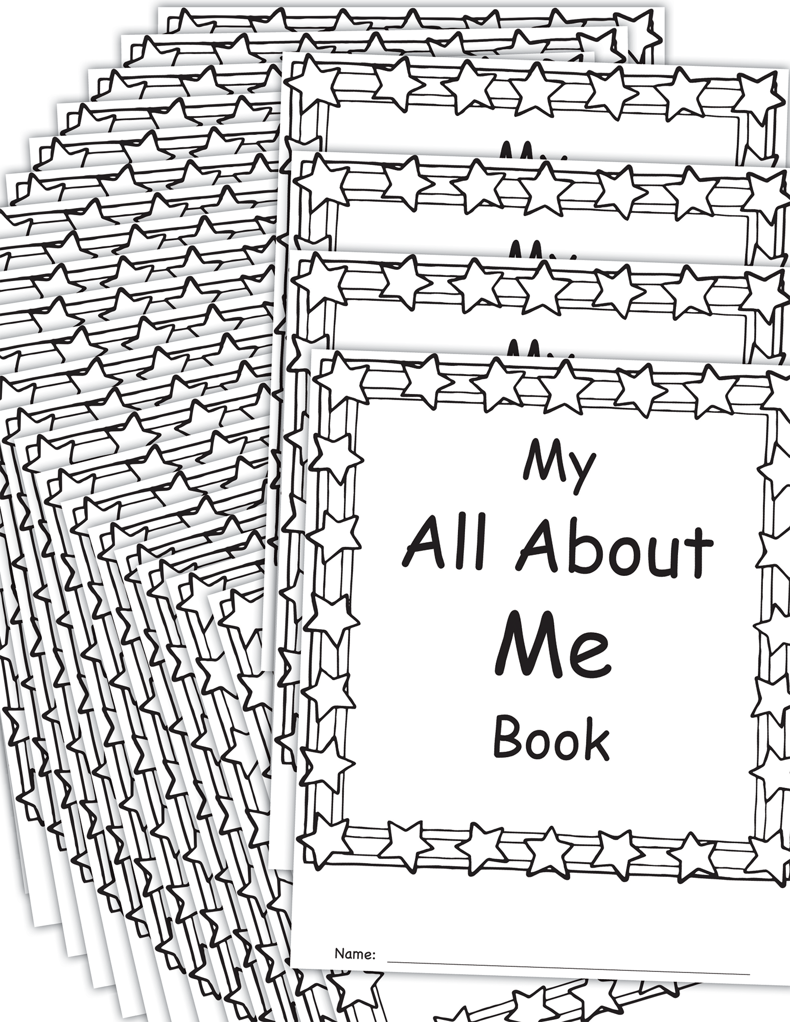 My Own Books™: My All About Me Book, 25-Pack