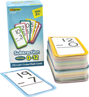 Subtraction Flash Cards - All Facts 0–12
