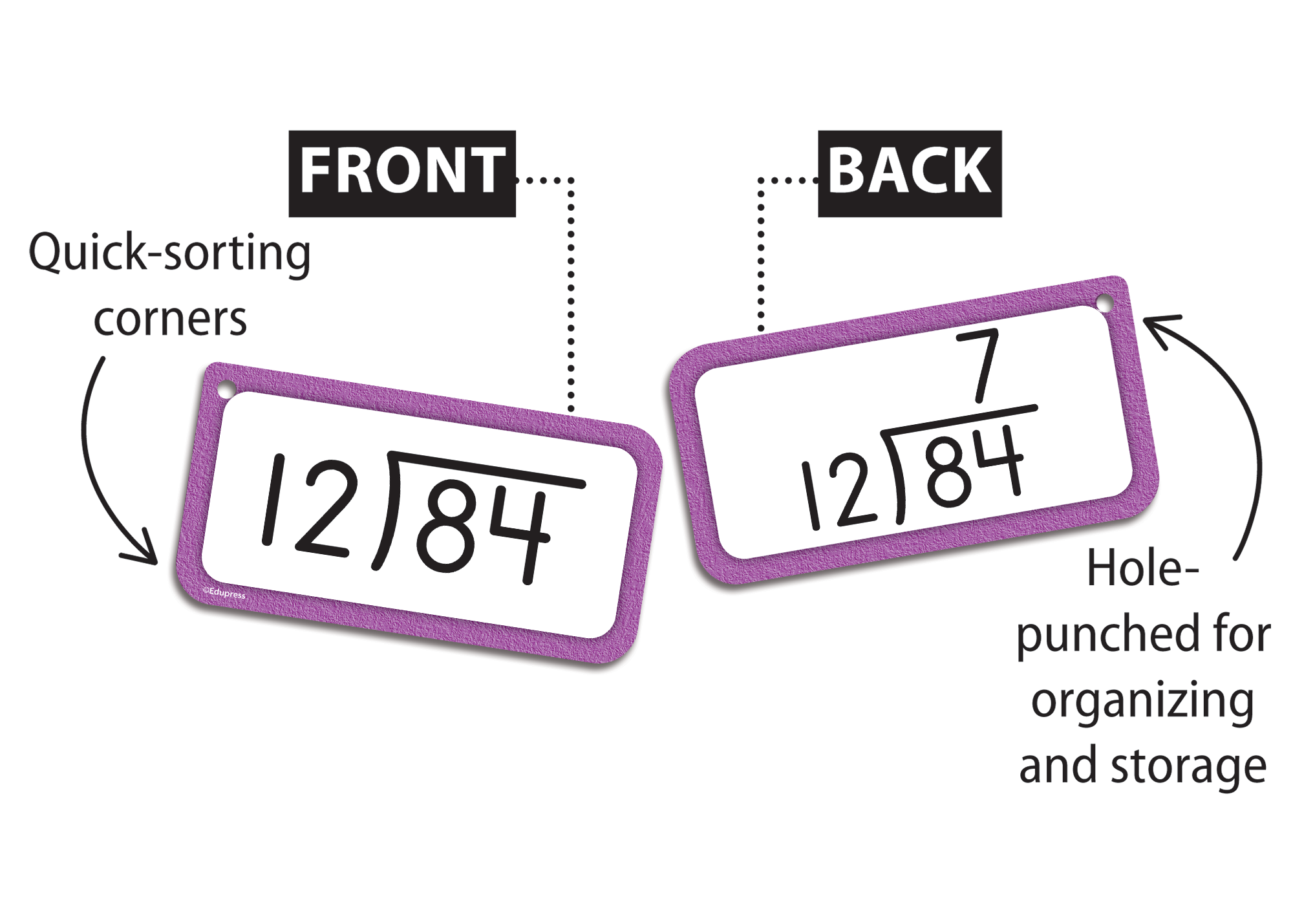 Division Flash Cards - All Facts 0–12