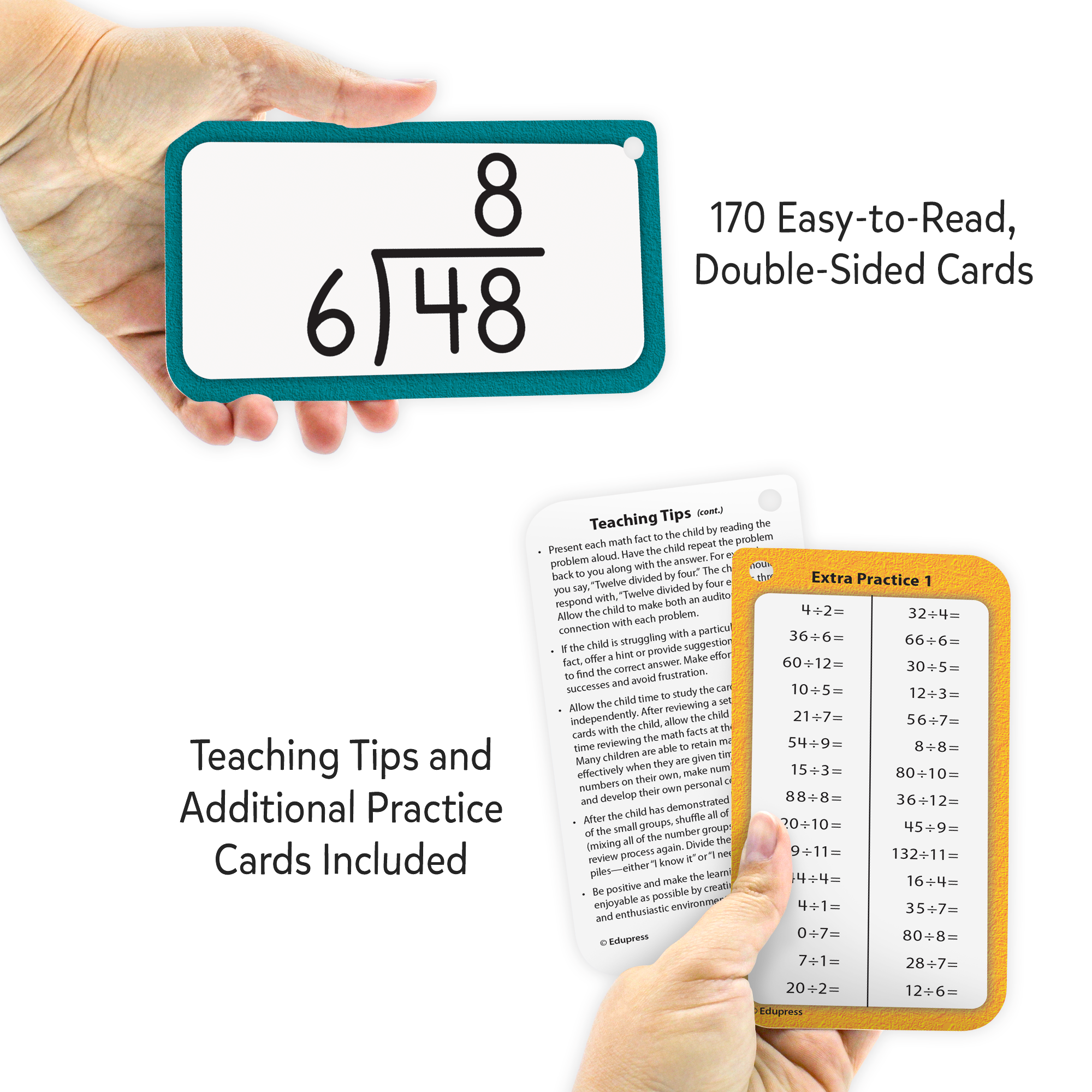 Division Flash Cards - All Facts 0–12