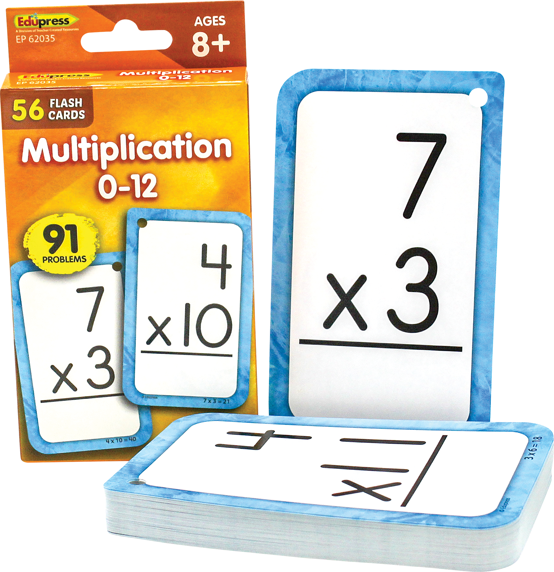Multiplication 0–12 Flash Cards