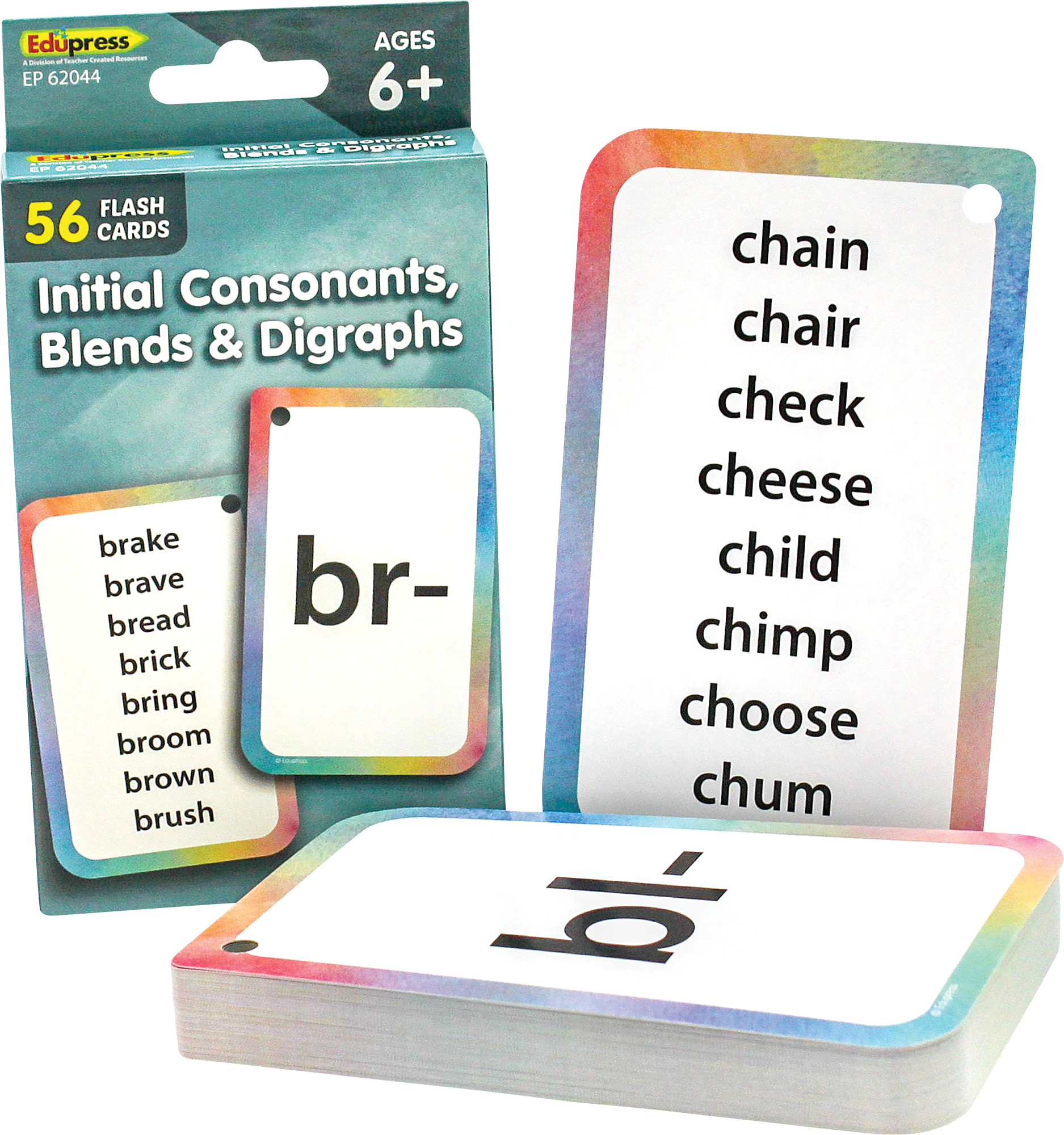 Initial Consonants, Blends & Digraphs Flash Cards