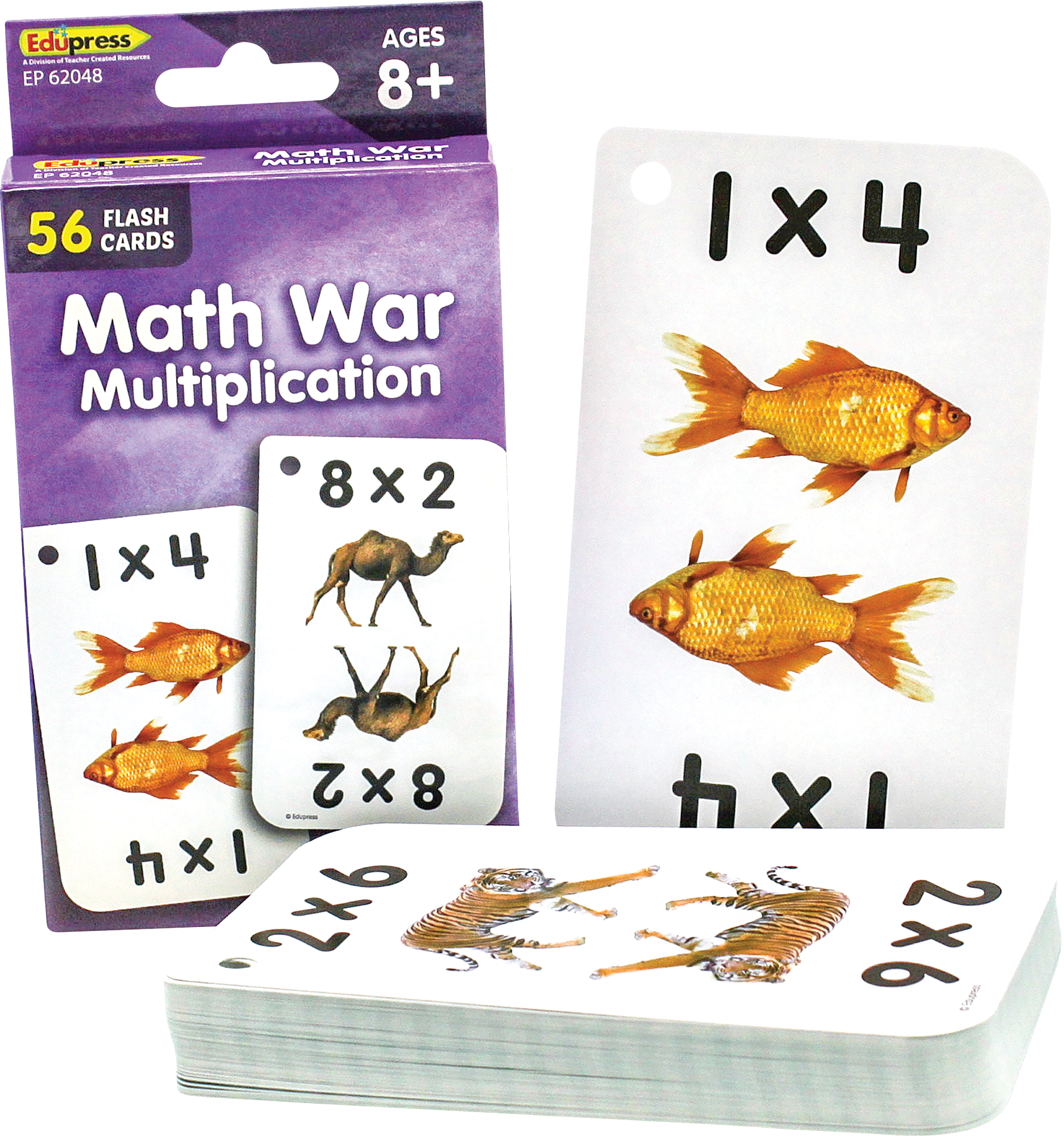 Math War Multiplication Flash Cards