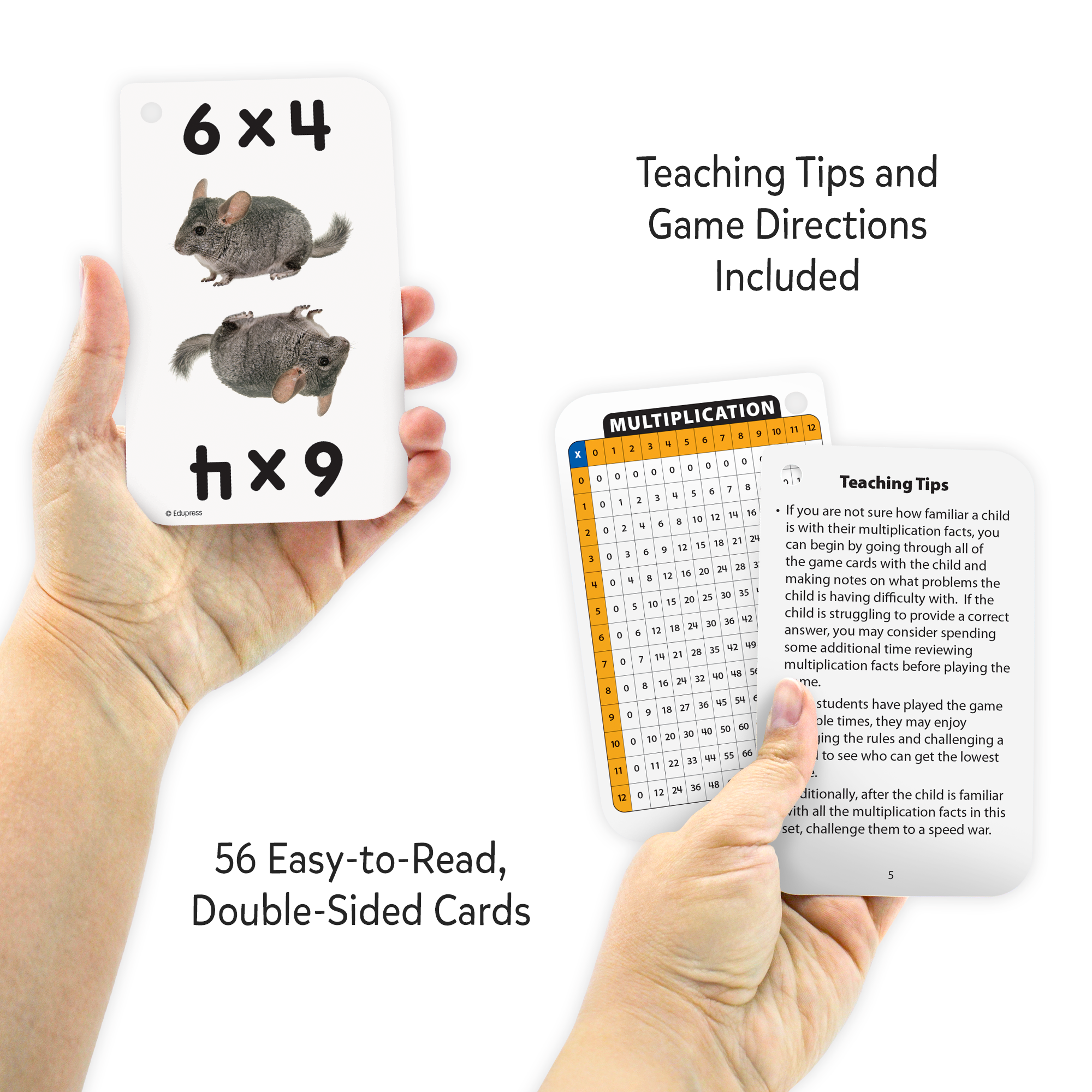 Math War Multiplication Flash Cards