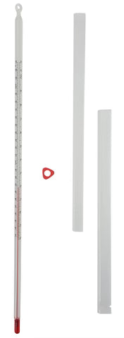 Thermometer, White-Backed, Partial Immersion, Single Scale -20°C to 150°C, Pack of 10