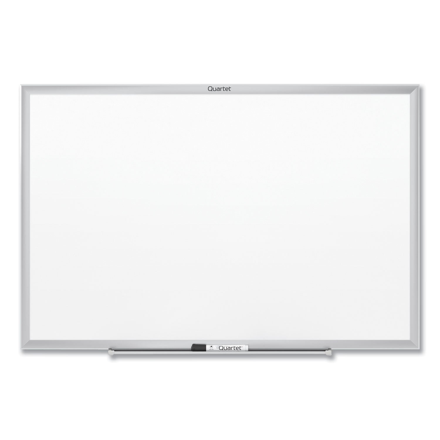Quartet Classic Whiteboard - 72" (6 ft) Width x 48" (4 ft) Height - White Melamine Surface - Silver Aluminum Frame - Horizontal/Vertical - Durable, Smooth Surface, Flexible - 1 Each - TAA Compliant