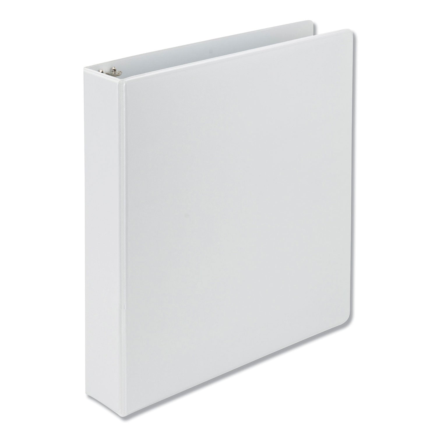 Samsill Earth's Choice Plant-based Durable View Binder, 1 1/2" D-Ring, Letter Size, 350 Sheet Capacity, 2 Pockets, White, 1 Each