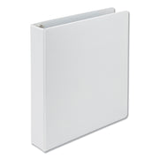 Samsill Earth's Choice Plant-based Durable View Binder, 1 1/2" D-Ring, Letter Size, 350 Sheet Capacity, 2 Pockets, White, 1 Each