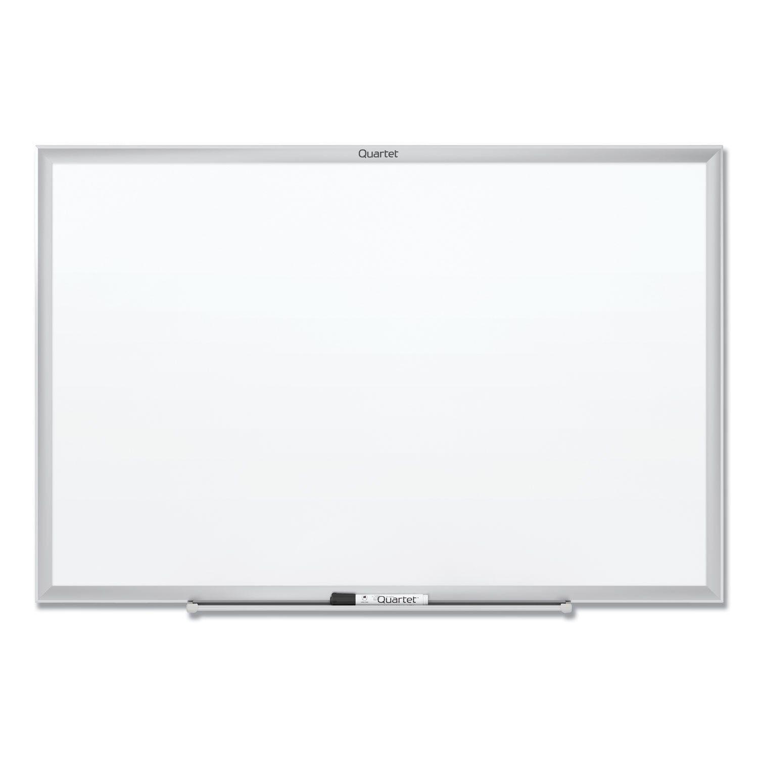 Quartet Classic Whiteboard - 24" (2 ft) Width x 18" (1.5 ft) Height - White Melamine Surface - Silver Aluminum Frame - Horizontal/Vertical - Durable, Smooth Surface, Flexible - 1 Each