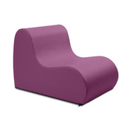 Jaxx Midtown Medium Classroom Soft Foam Chair - Premium Vinyl Cover - Purple