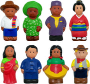 Around the World Figures, Set of 8