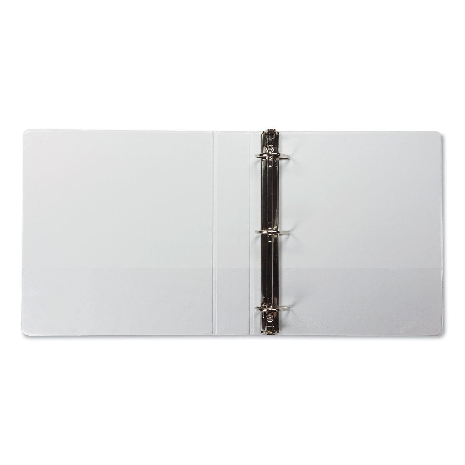 Samsill Earth's Choice Plant-based Durable View Binder, 1 1/2" D-Ring, Letter Size, 350 Sheet Capacity, 2 Pockets, White, 1 Each