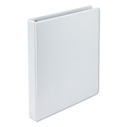 Samsill Earth's Choice Plant-based Durable View Binder, 1" D-Ring, Letter Size, 225 Sheet Capacity, 2 Pockets, White, 1 Each