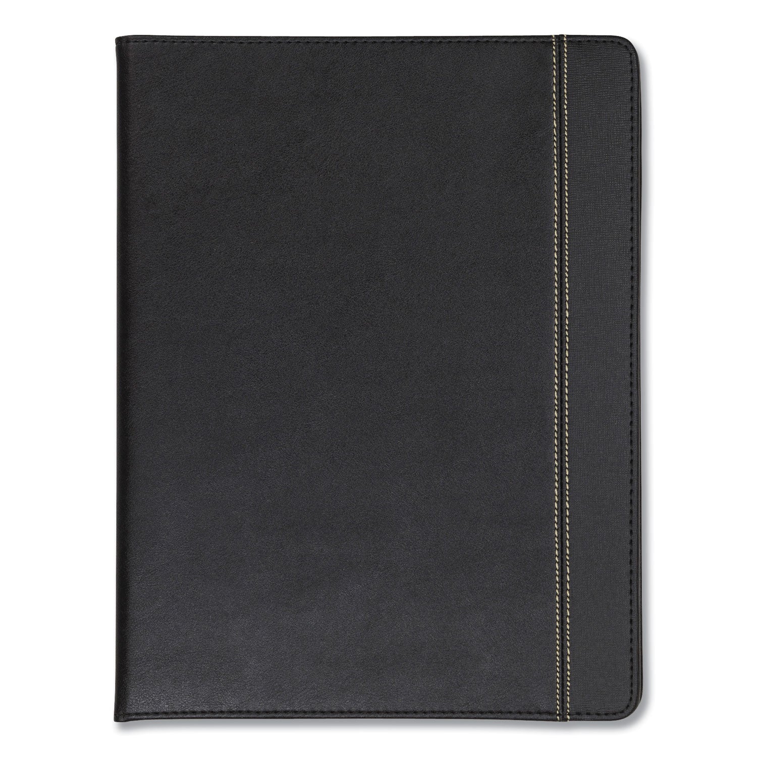8 1/2" x 11" - 2 Internal Pocket(s) - Vinyl, Polyvinyl Chloride (PVC) - Black - Pen Loop - 1 Each