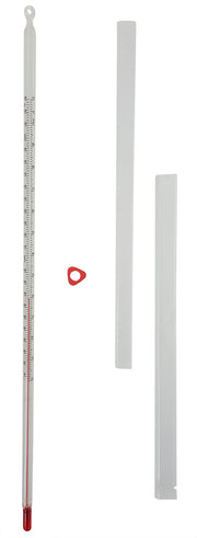 Thermometer, White-Backed, Total Immersion, Double Scale -20°C to 110°C and 0°F to 230°F, Case of 500
