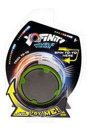 Goliath YoFinity Double Vizion Green - Trick Light-up Yo-Yo with LED Lights and Infinity Mirror on Both Sides - Ages 8 and up