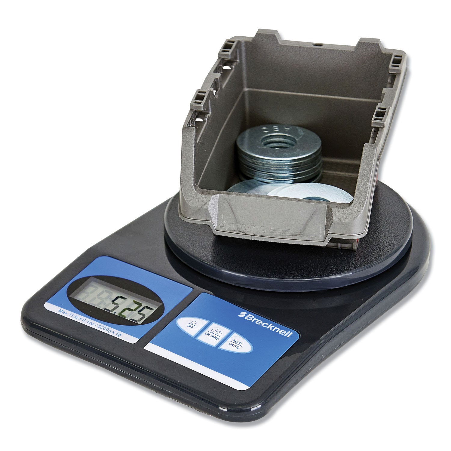 11 lb / 5 kg Maximum Weight Capacity - Gray