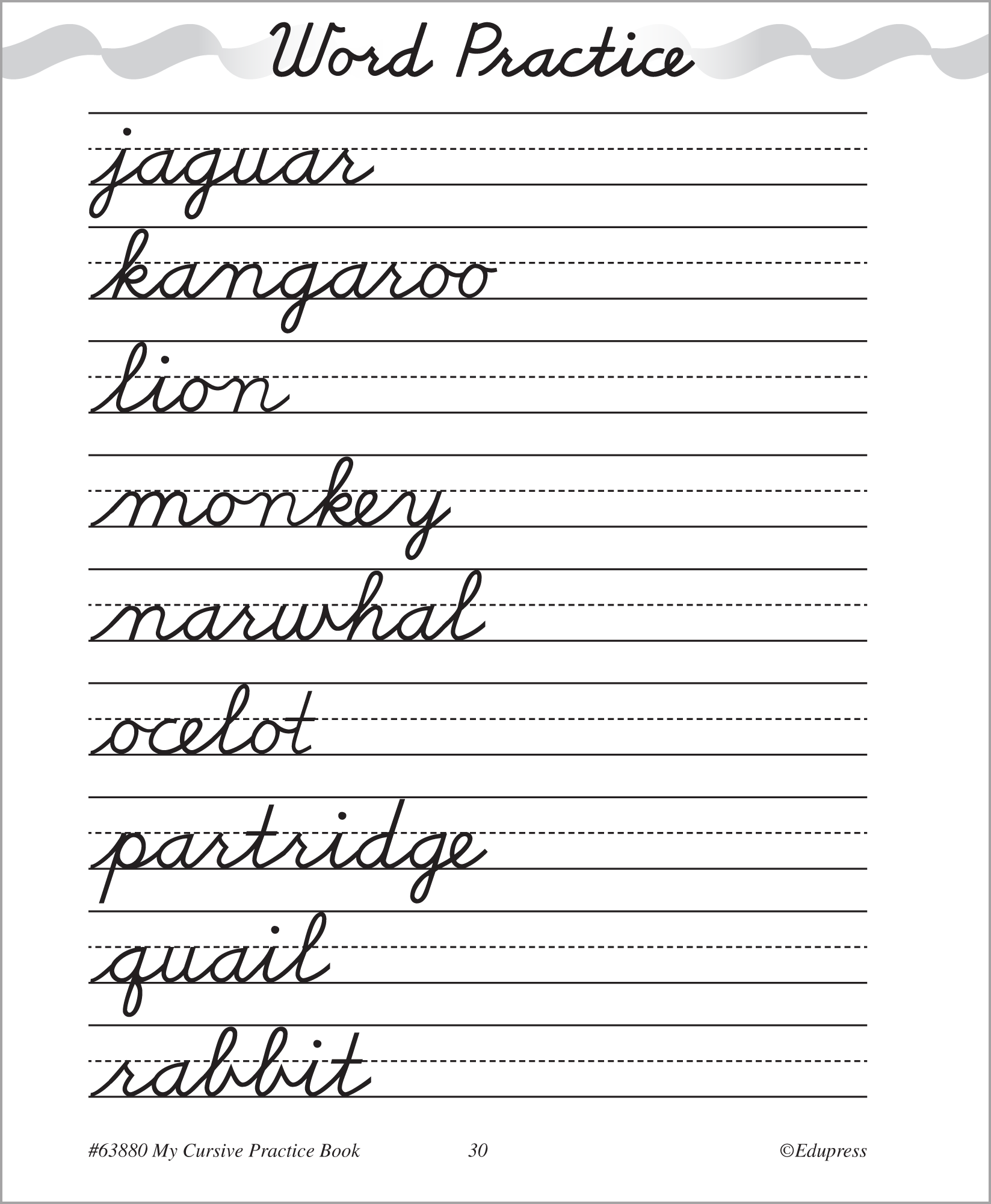 My Own Books™: My Cursive Practice Book, 10-Pack