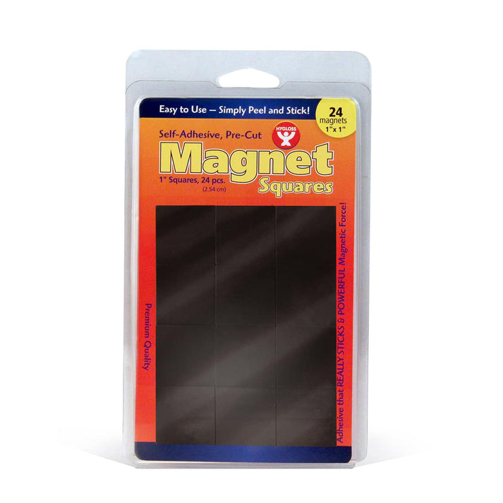 Magnet Squares 24 1” Self-Adhesive