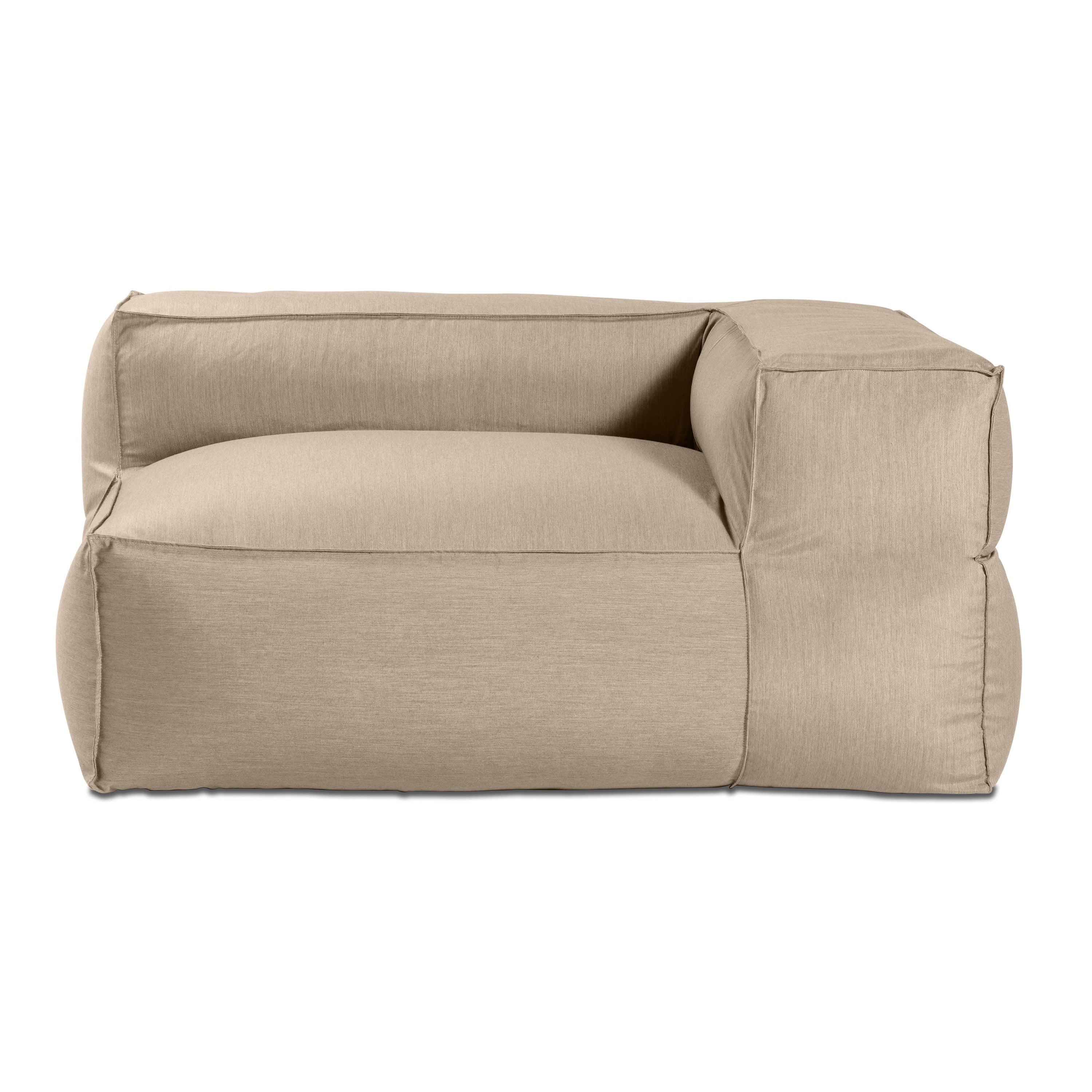 Baya Outdoor Left Corner - Sunbrella, Coral