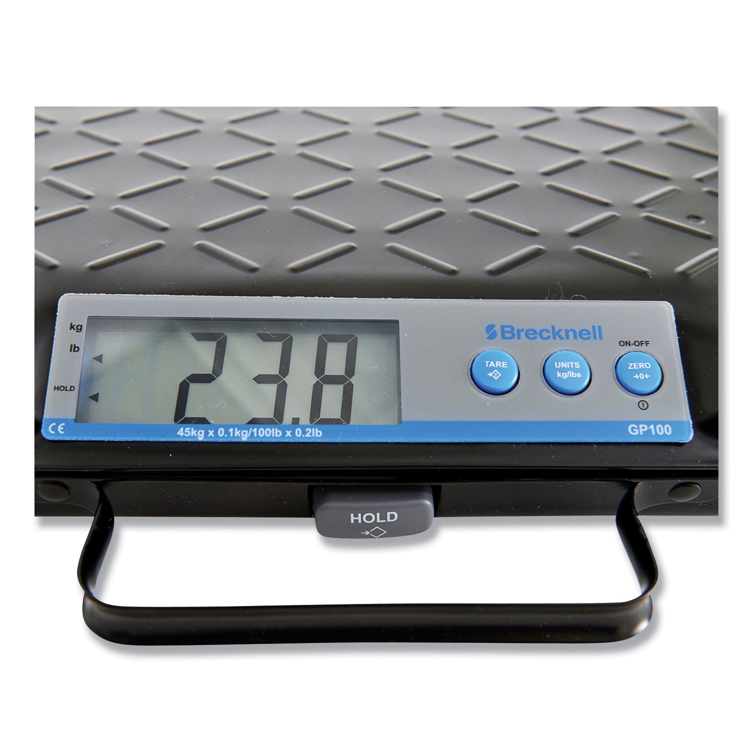 Portable Electronic Utility Bench Scale, 100 lb Capacity, 12.5 x 10.95 x 2.2  Platform