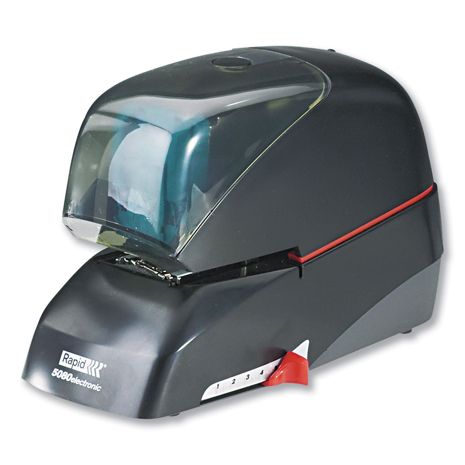 Staples Upto 90 Sheet of 20lb Paper - Holds Upto 5000 Staple - 2" Throat Depth - Black - Rubber - 1 Each