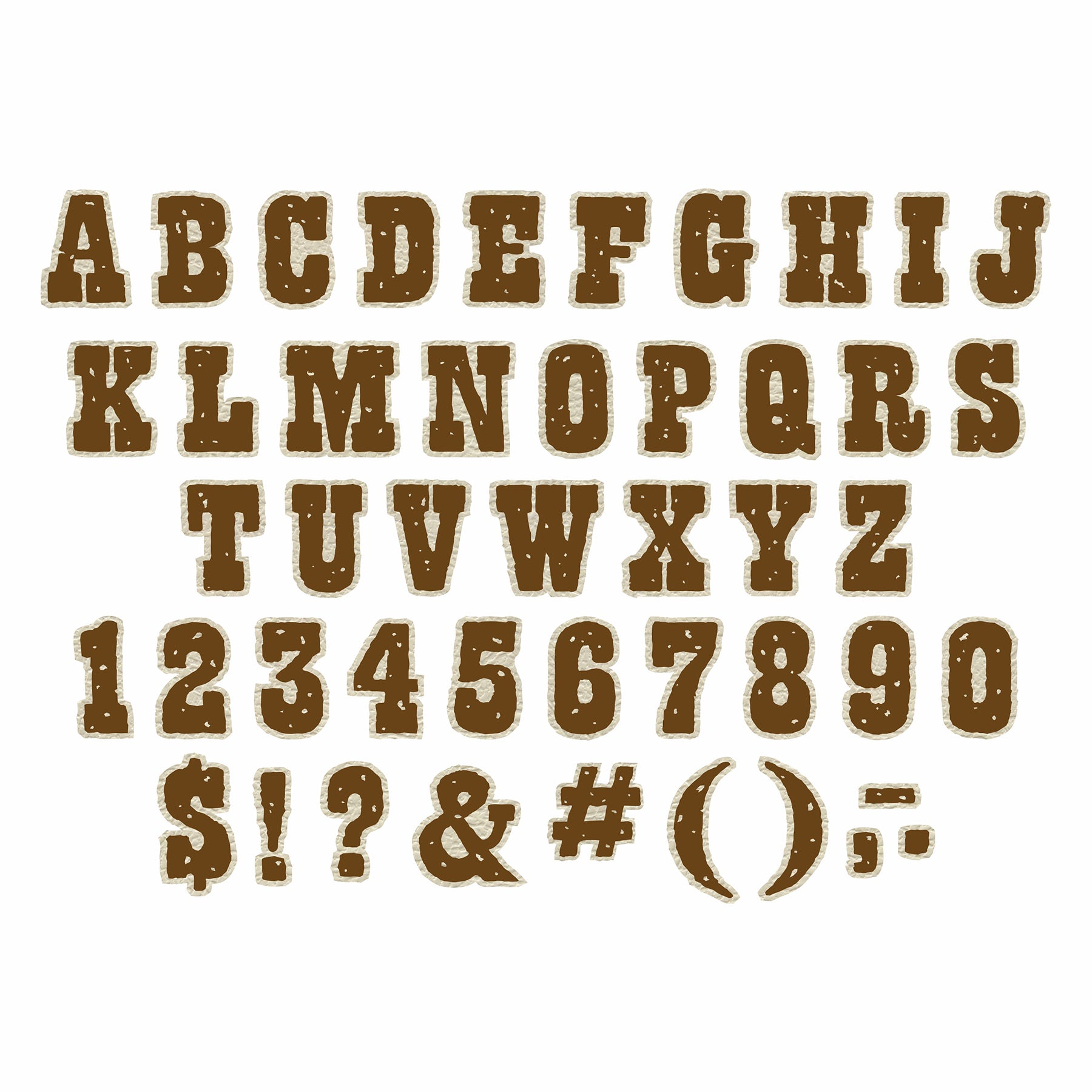 Wild Wild Classroom Deco Letters, 181 Characters Per Pack, 2 Packs