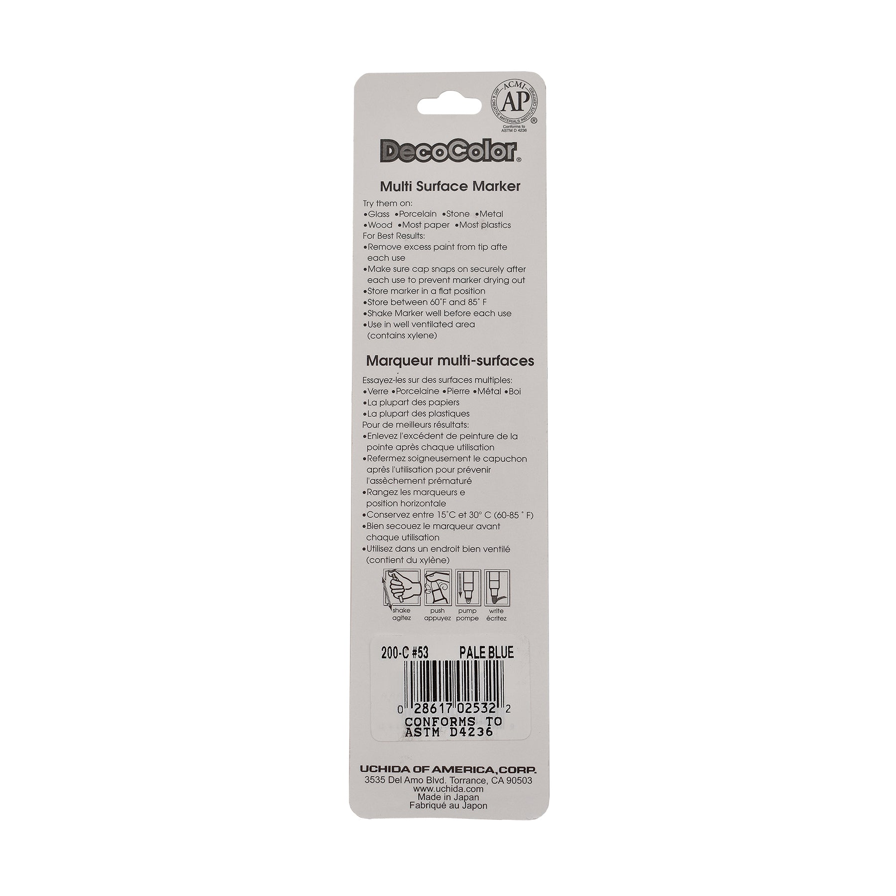 DecoColor® Paint Marker, Fine, 200-S, Pale Blue #53
