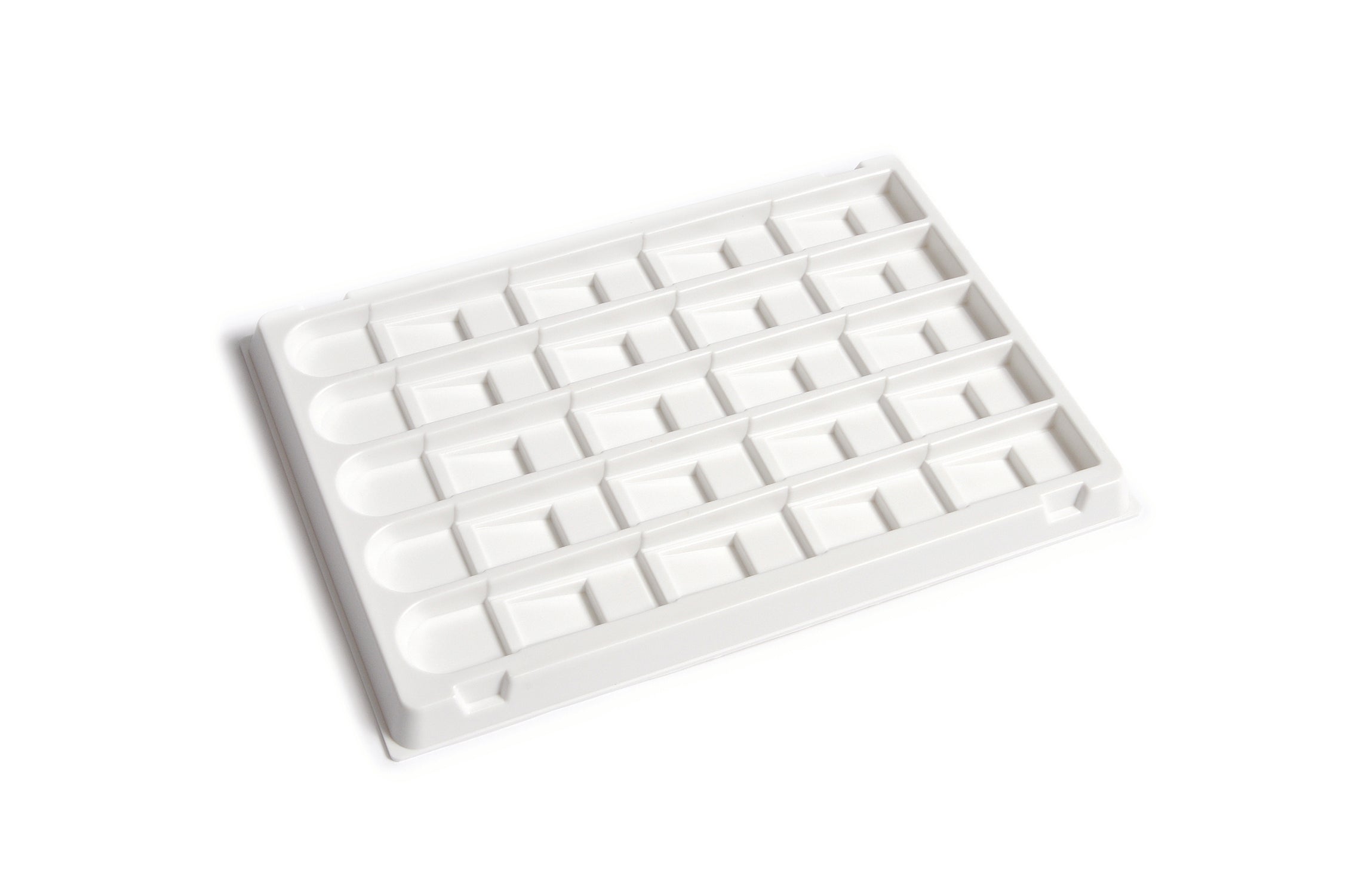 United Scientific® Microscope Slide Tray, Polystyrene, Pack Of 6, comes with 6