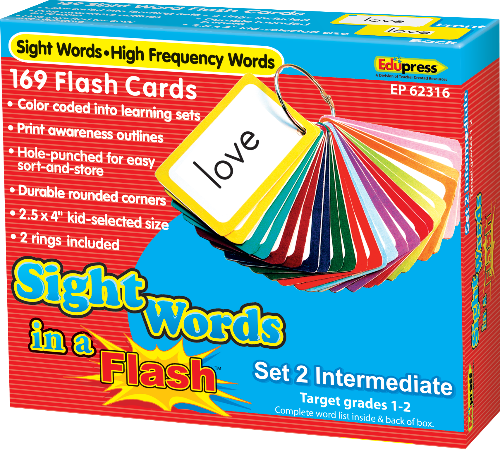 Sight Words in a Flash™ Cards (Gr. 1–2)