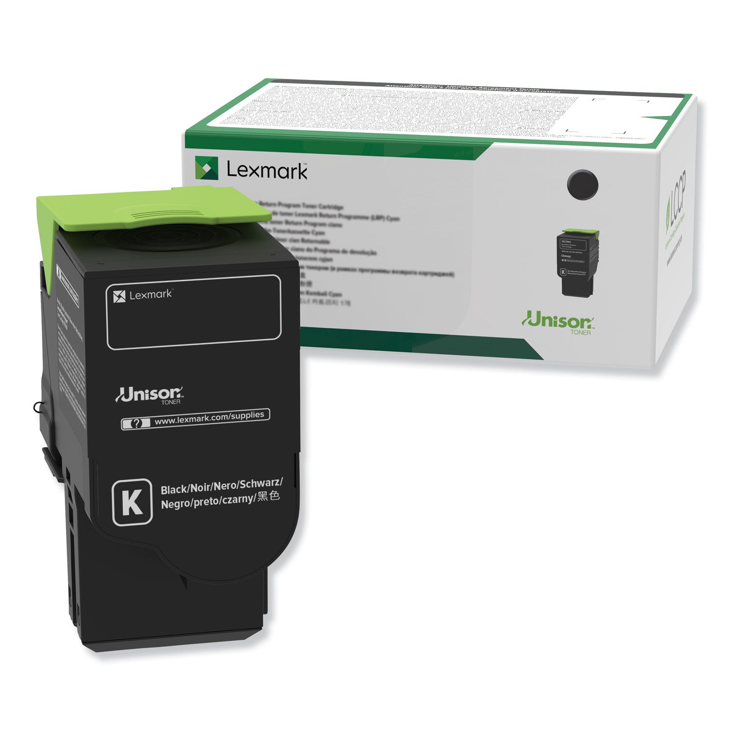 Lexmark Unison Original Extra High Yield Laser Toner Cartridge - Black - 1 Each - 8500 Pages