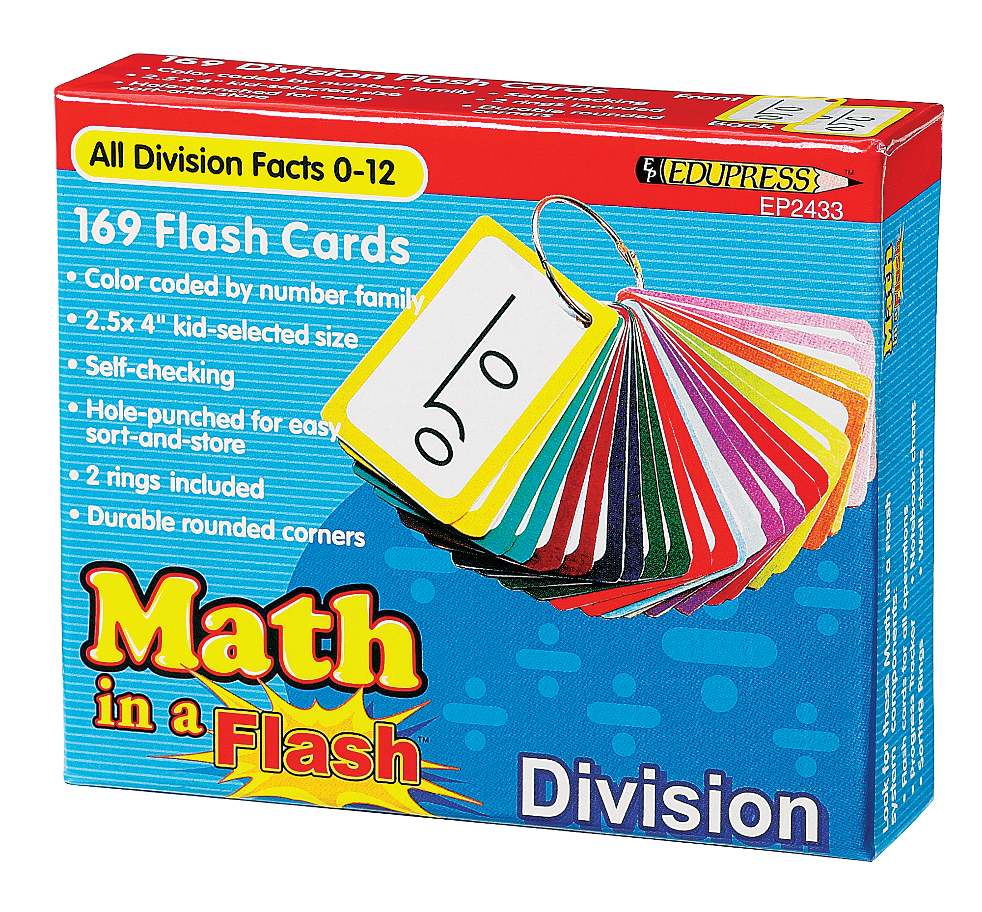 Math in a Flash™ Cards: Division