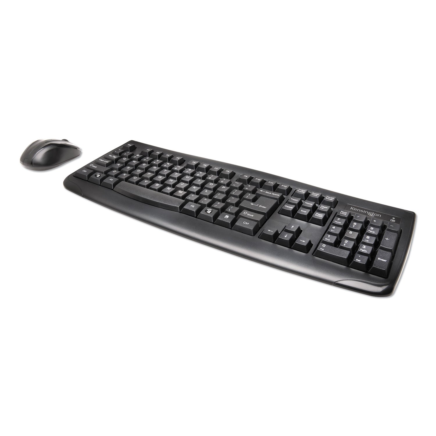 USB 2.0 Membrane Wireless RF 2.40 GHz Keyboard - 104 Key - Black - USB 2.0 Wireless RF - 1000 dpi - Scroll Wheel - Black - Symmetrical - AA, AAA - Compatible with PC - 1 Each