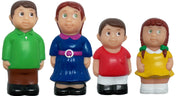 Caucasian Family, Set of 4