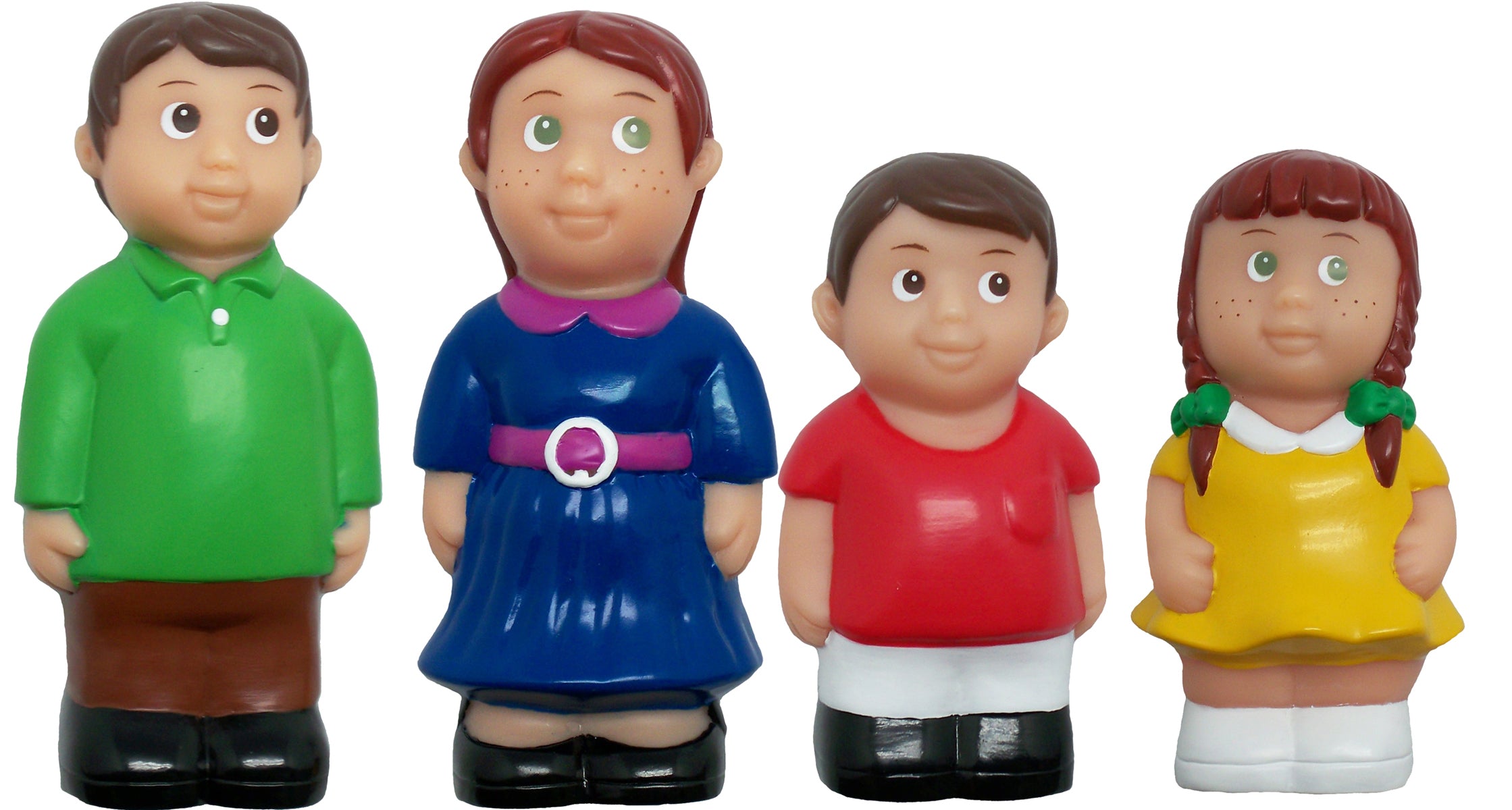 Caucasian Family, Set of 4