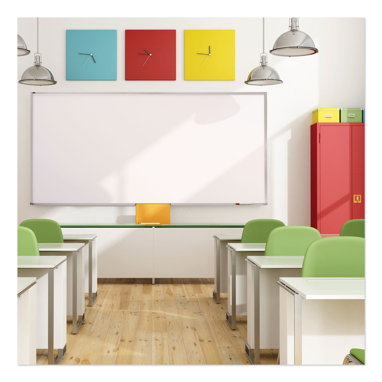 Quartet Porcelain Magenetic Whiteboard - 96" (8 ft) Width x 48" (4 ft) Height - White Porcelain Surface - Silver Aluminum Frame - Horizontal - Magnetic - 1 Each