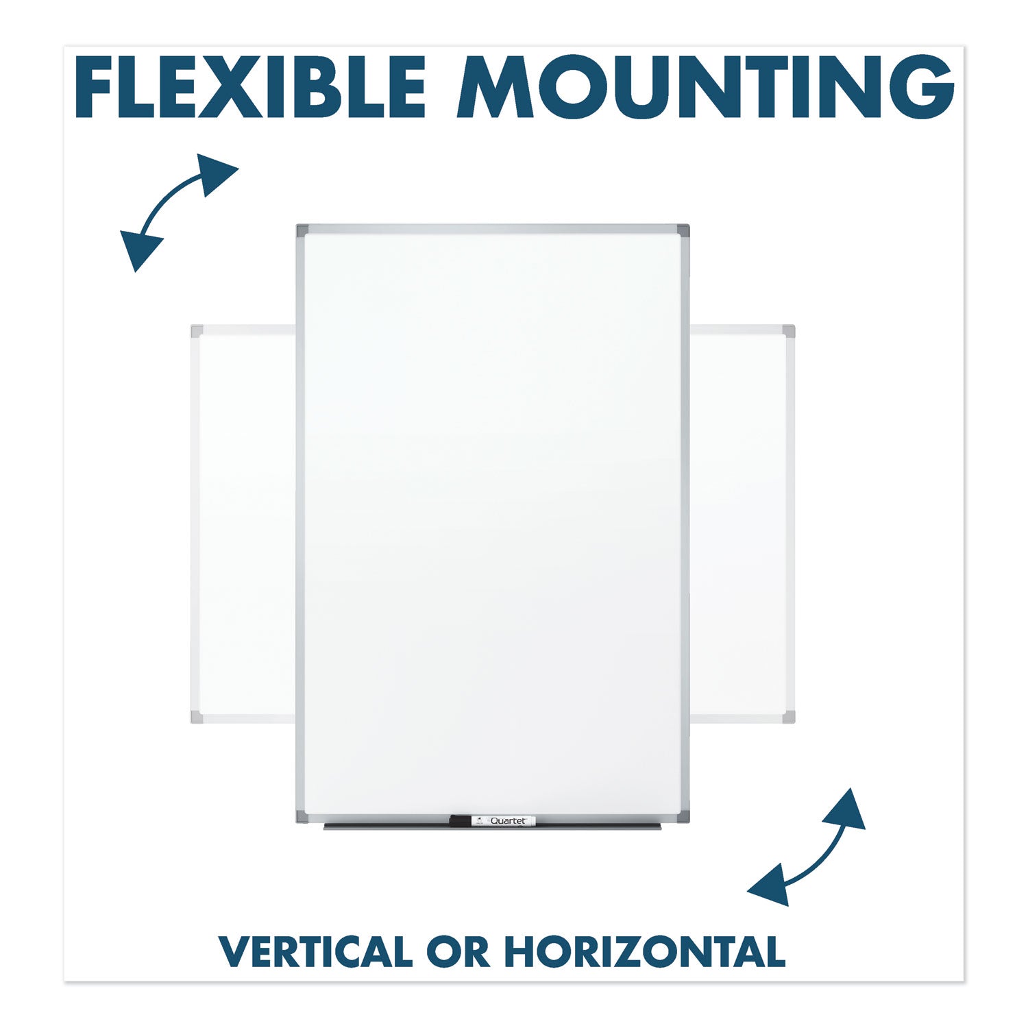 Mead Basic Dry-Erase Board - 72.6" (6.1 ft) Width x 48.6" (4.1 ft) Height - White Melamine Surface - Silver Aluminum Frame - Durable, Marker Tray - 1 Each
