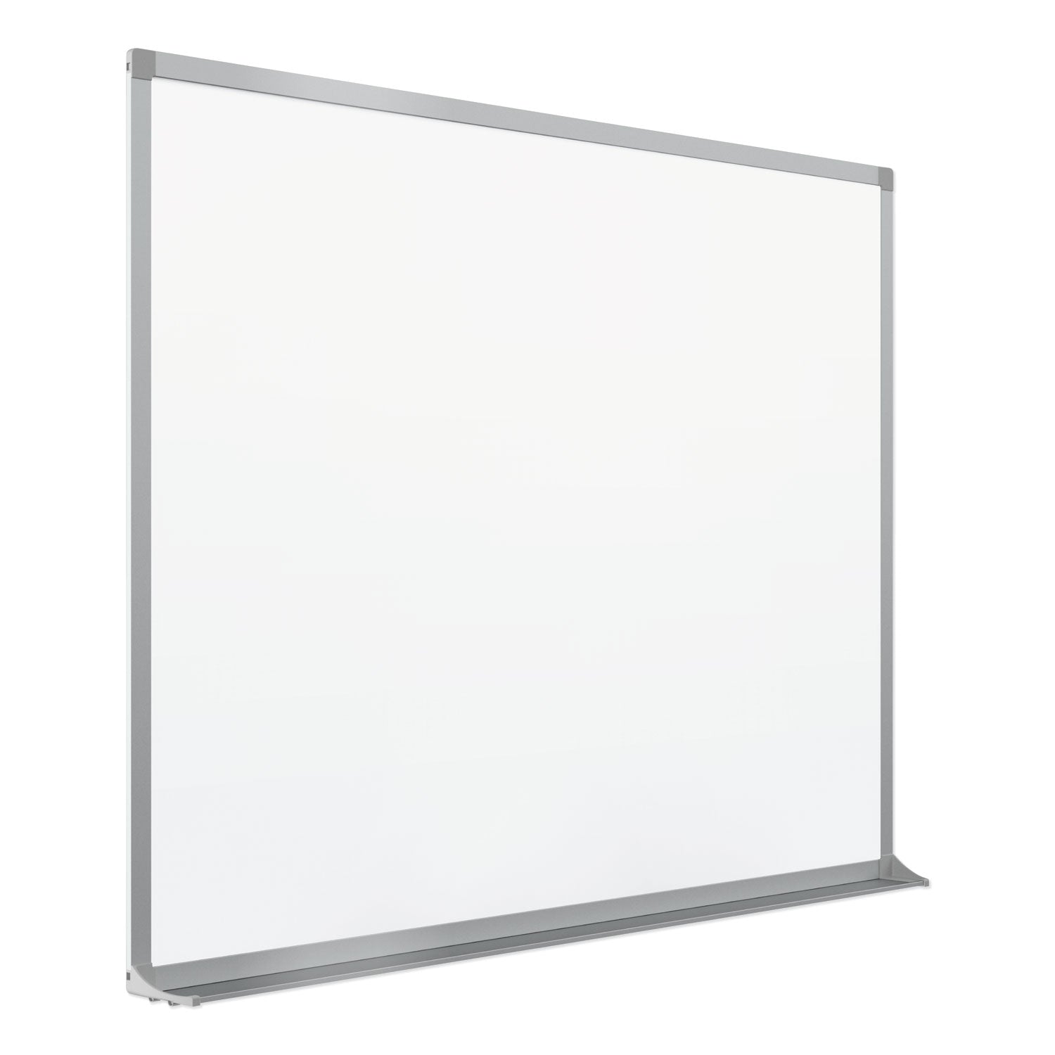 Quartet Porcelain Magenetic Whiteboard - 96" (8 ft) Width x 48" (4 ft) Height - White Porcelain Surface - Silver Aluminum Frame - Horizontal - Magnetic - 1 Each
