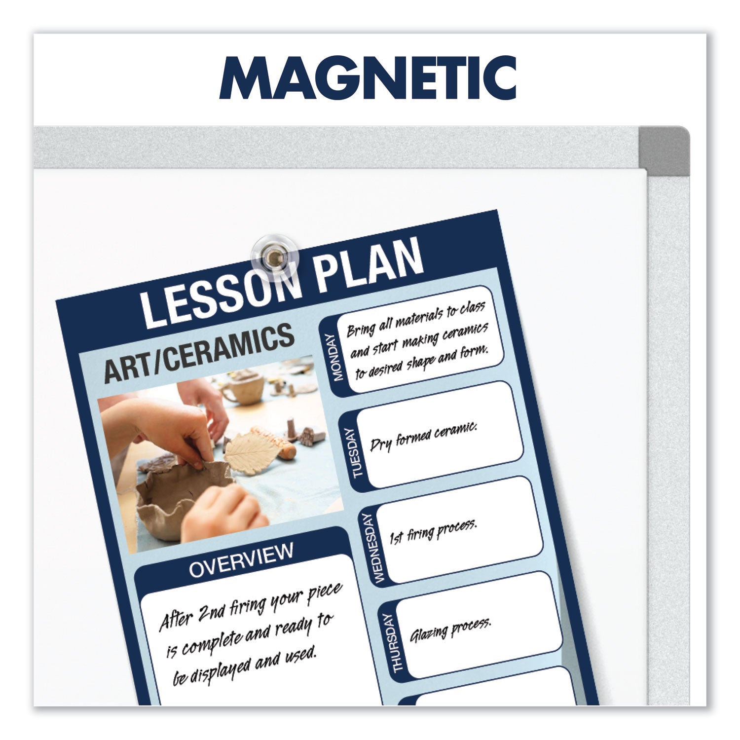 Quartet Porcelain Magenetic Whiteboard - 72" (6 ft) Width x 48" (4 ft) Height - White Porcelain Surface - Silver Aluminum Frame - Horizontal - Magnetic - 1 Each