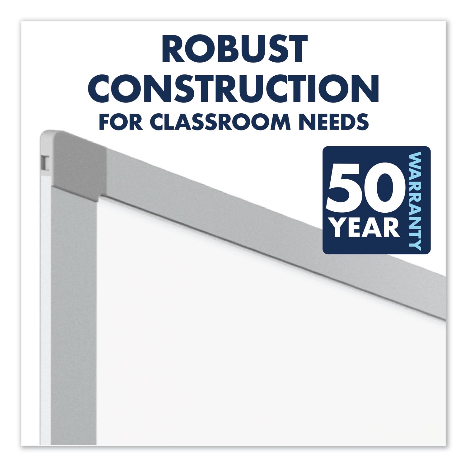 Quartet Porcelain Magenetic Whiteboard - 96" (8 ft) Width x 48" (4 ft) Height - White Porcelain Surface - Silver Aluminum Frame - Horizontal - Magnetic - 1 Each