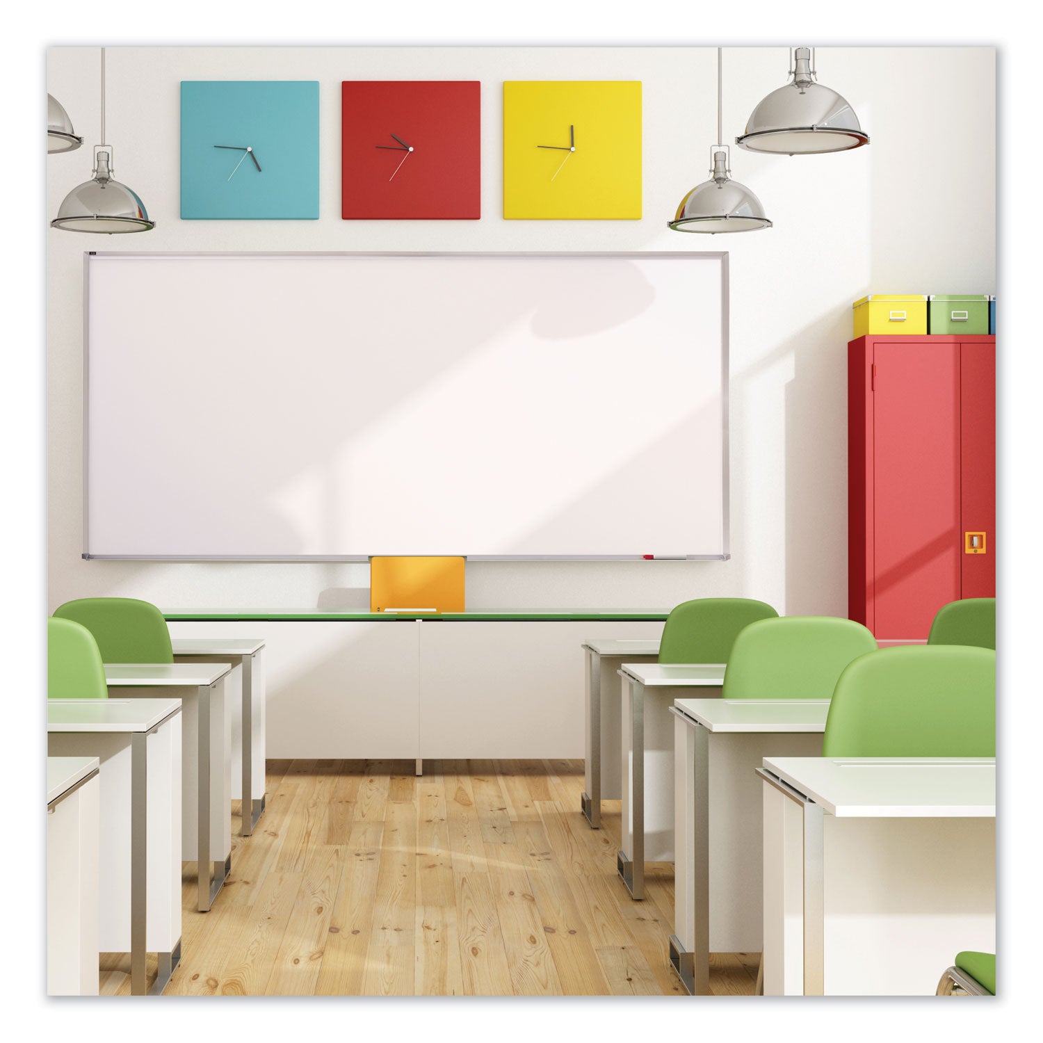 Quartet Porcelain Magenetic Whiteboard - 72" (6 ft) Width x 48" (4 ft) Height - White Porcelain Surface - Silver Aluminum Frame - Horizontal - Magnetic - 1 Each