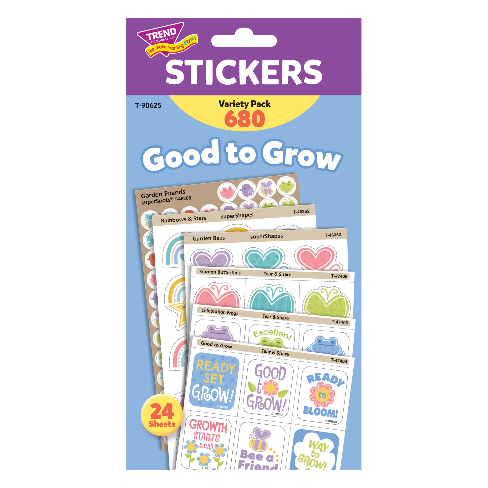 Good to Grow Sticker Variety Pack, 680 Count