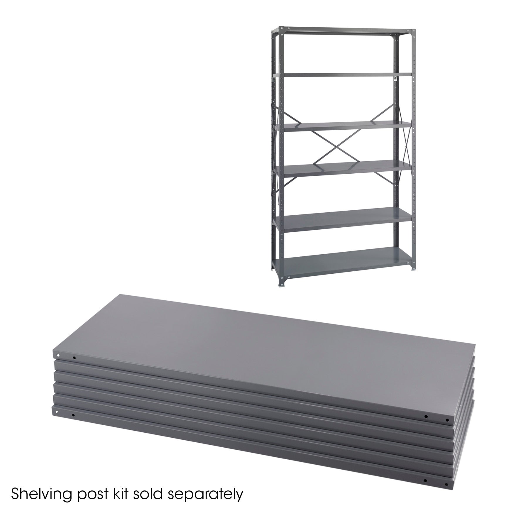Shelving Steel Ind 18 X 48